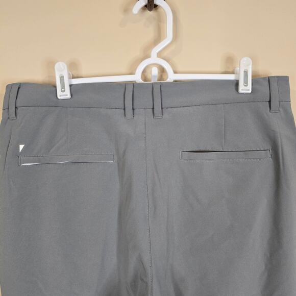 Men's Primo Gray 9" Chino Golf Performance Shorts | Size 38 - Picture 6 of 10